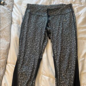 Nike Black and White Patterned Leggings